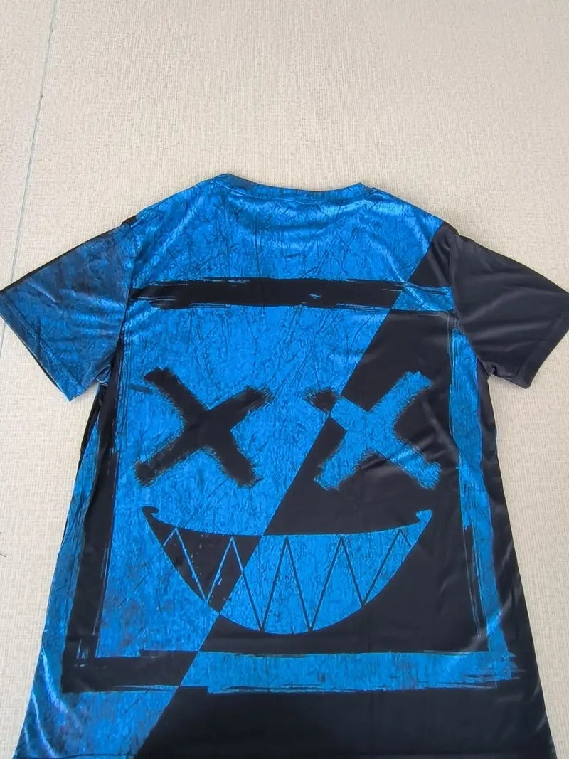 Casual modern t-shirt with breathable, lightweight fabric, designed for stylish and comfortable summer wear.