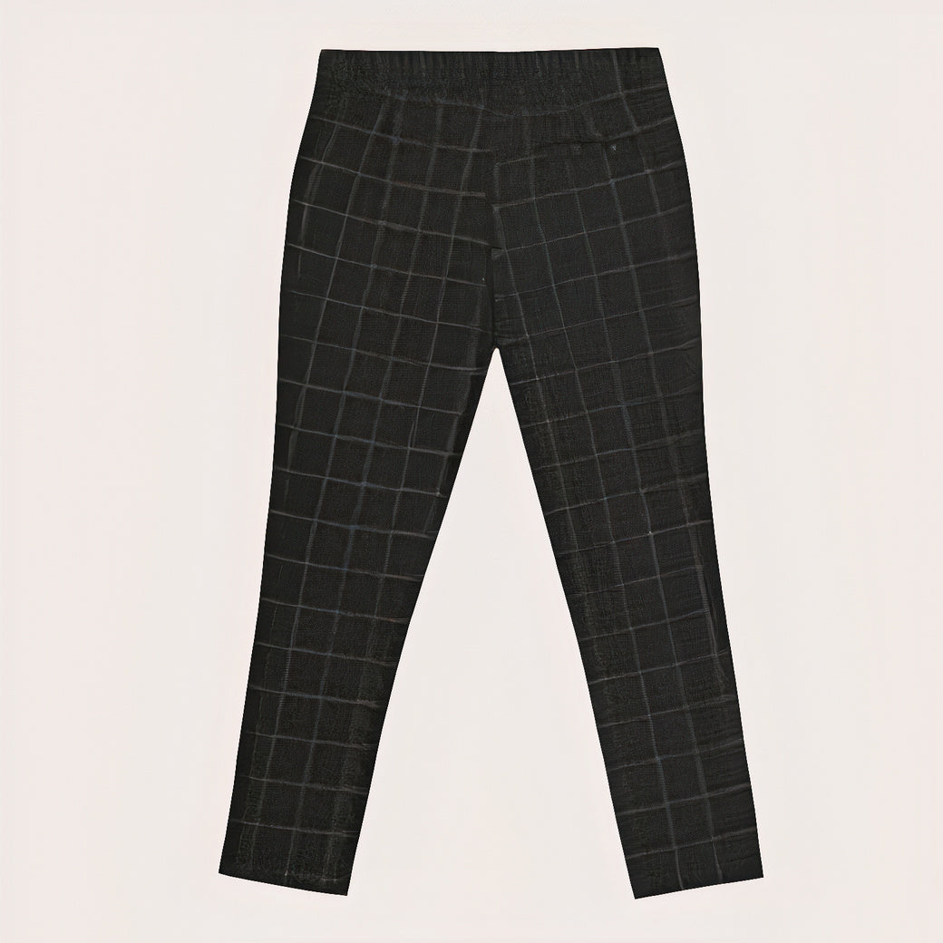 Casual slim-fit summer pants with a breathable, lightweight fabric and stretchable design for comfort and style.