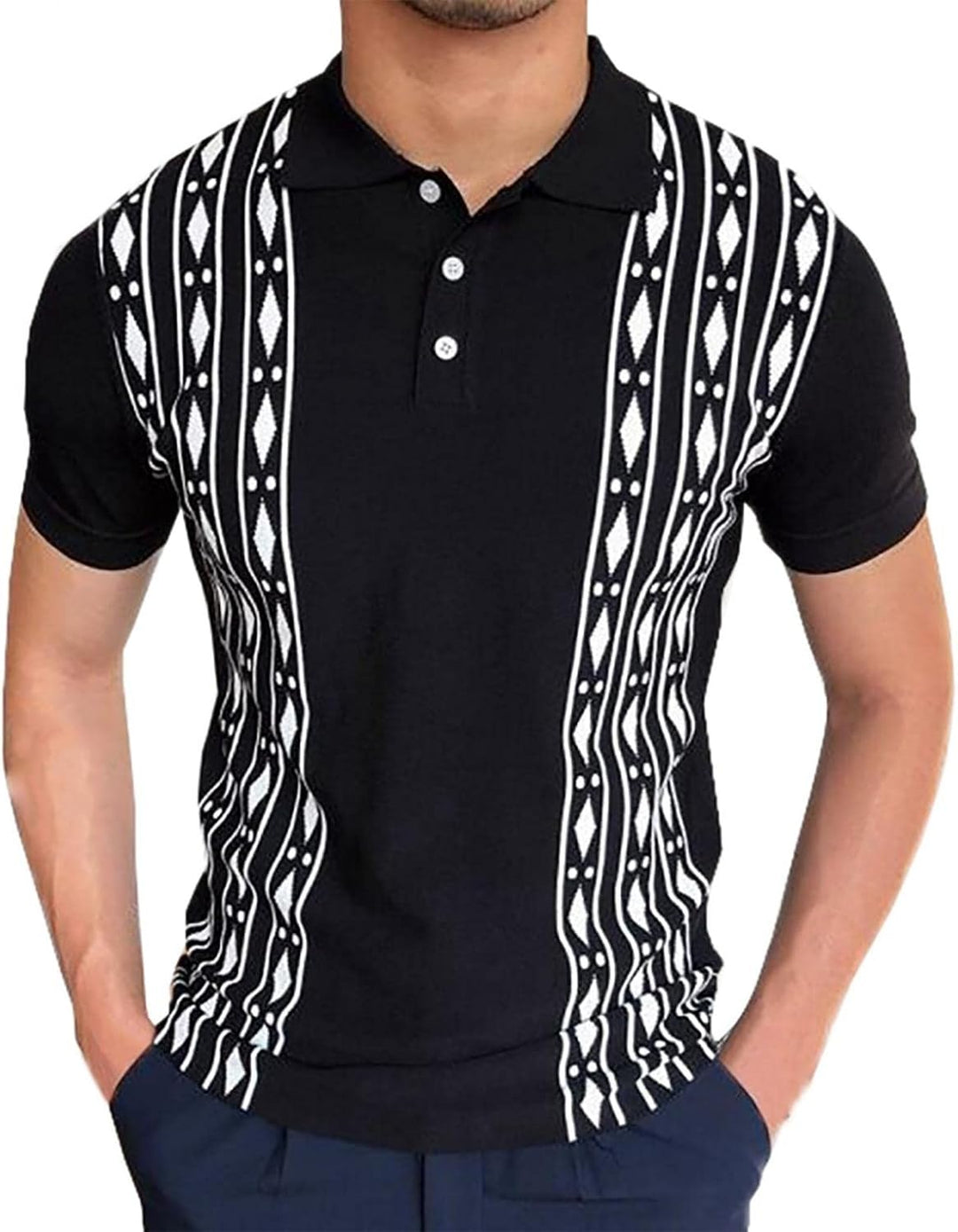 Casual summer polo shirt for men with breathable fabric and a lightweight design, perfect for staying stylish and comfortable in warm weather.