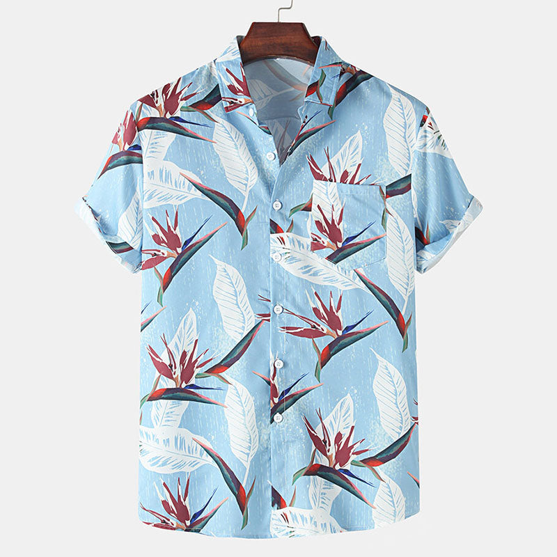 Men's elegant summer shirt with breathable fabric, lightweight feel, and timeless design for stylish summer and autumn wear.