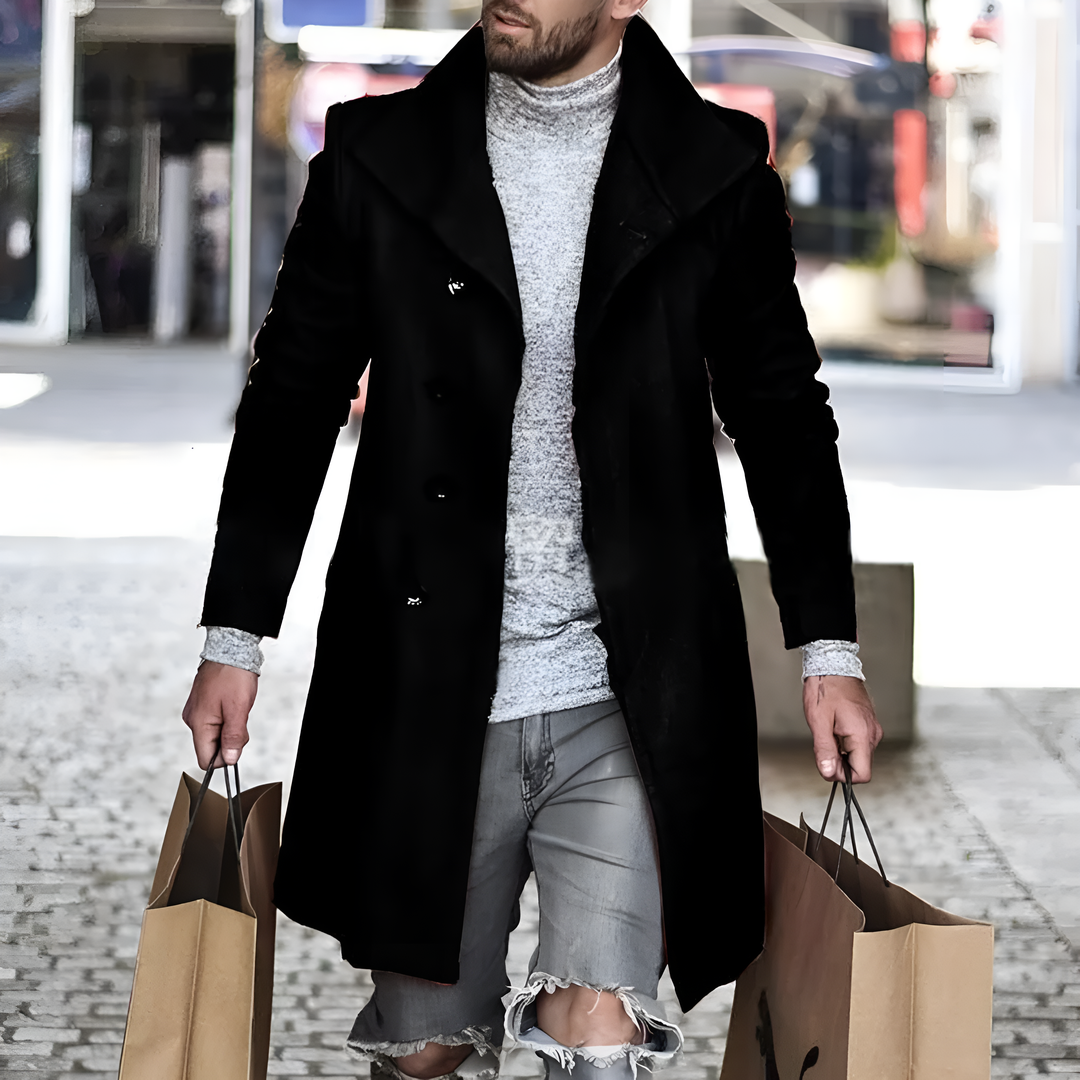 Comfortable men's coat - Henderson