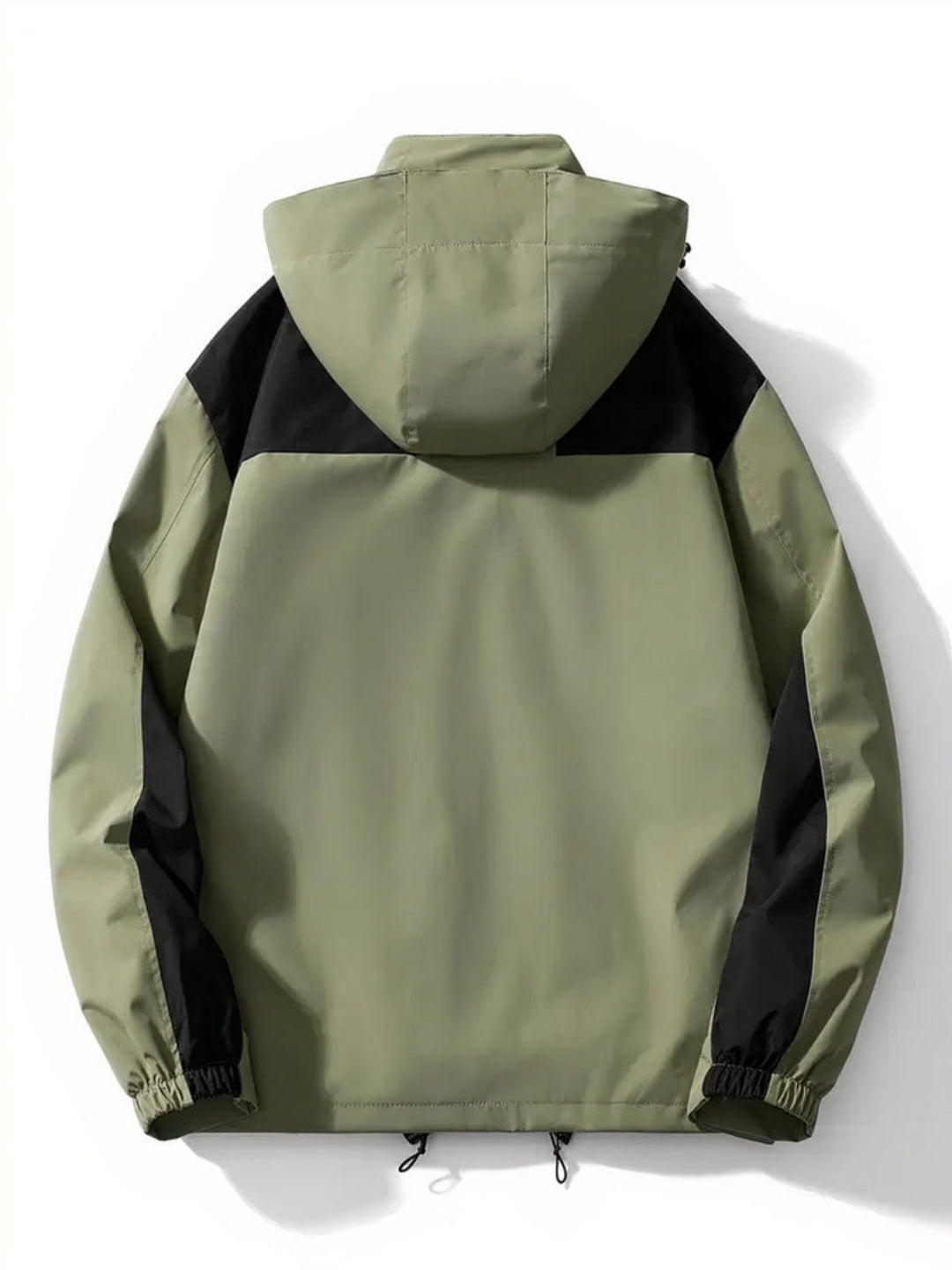 Men's 3-in-1 waterproof hooded jacket, perfect for autumn days with adaptable protection against wind and rain.