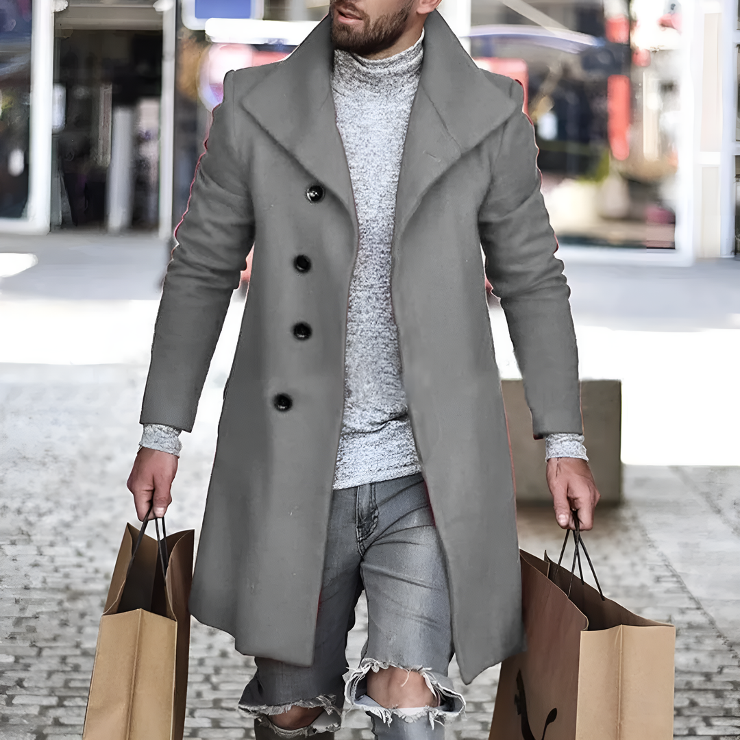 Comfortable men's coat - Henderson