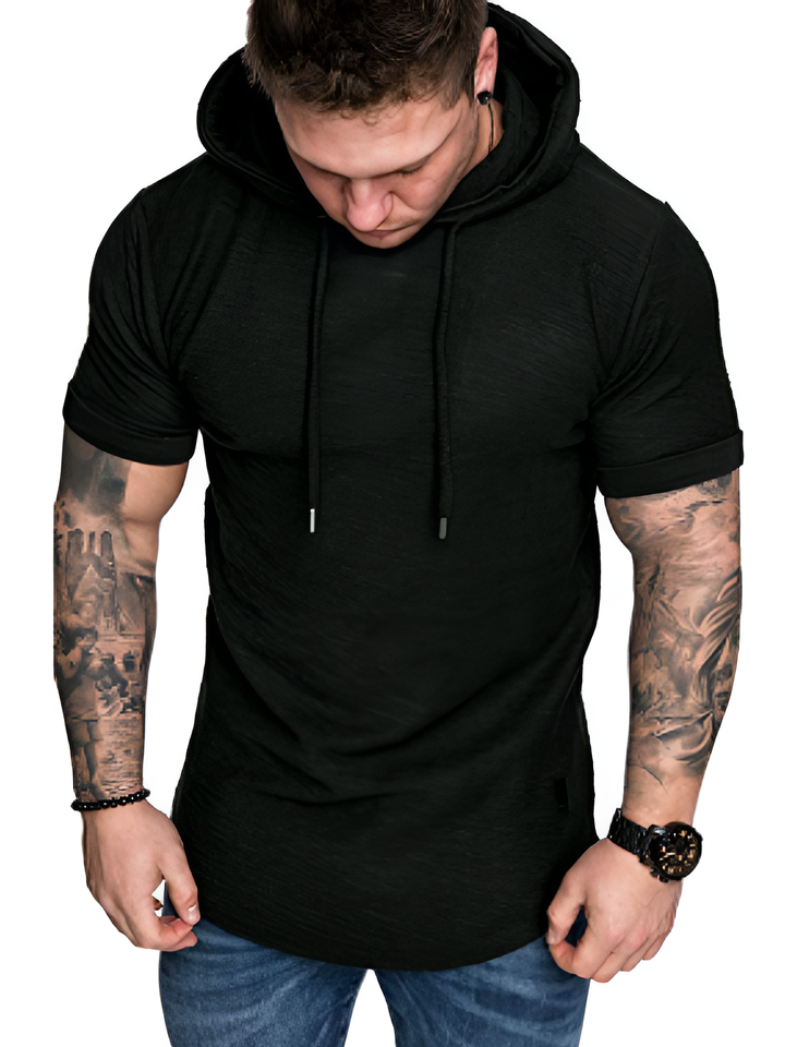 Casual active hooded sweater for men with breathable fabric and a relaxed fit for all-day comfort.