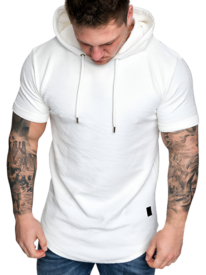 Casual active hooded sweater for men with breathable fabric and a relaxed fit for all-day comfort.