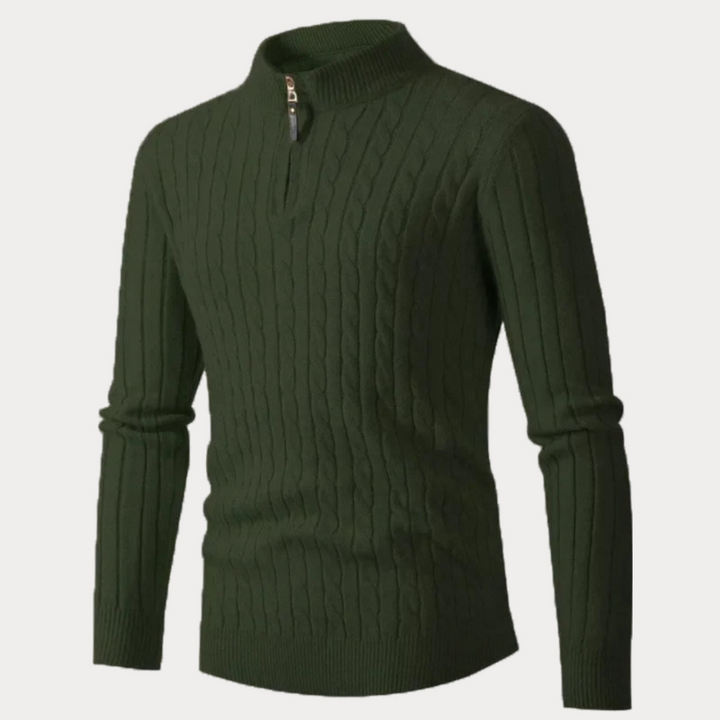 Casual warm sweater for men, ideal for Autumn days with soft breathable knit and timeless style.