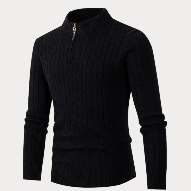 Casual warm sweater for men, ideal for Autumn days with soft breathable knit and timeless style.