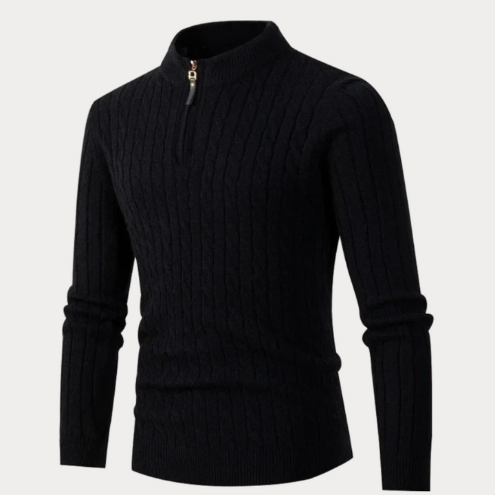 Casual warm sweater for men, ideal for Autumn days with soft breathable knit and timeless style.