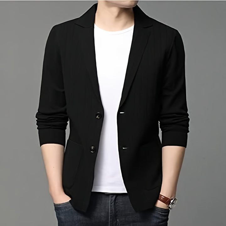 Classic Autumn Blazer Cardigan for Men - Warner