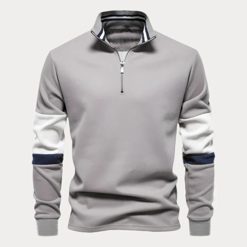 Elegant men's autumn sweater offering warmth and comfort for cooler days, perfect for casual and formal wear.