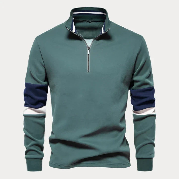 Elegant men's autumn sweater offering warmth and comfort for cooler days, perfect for casual and formal wear.