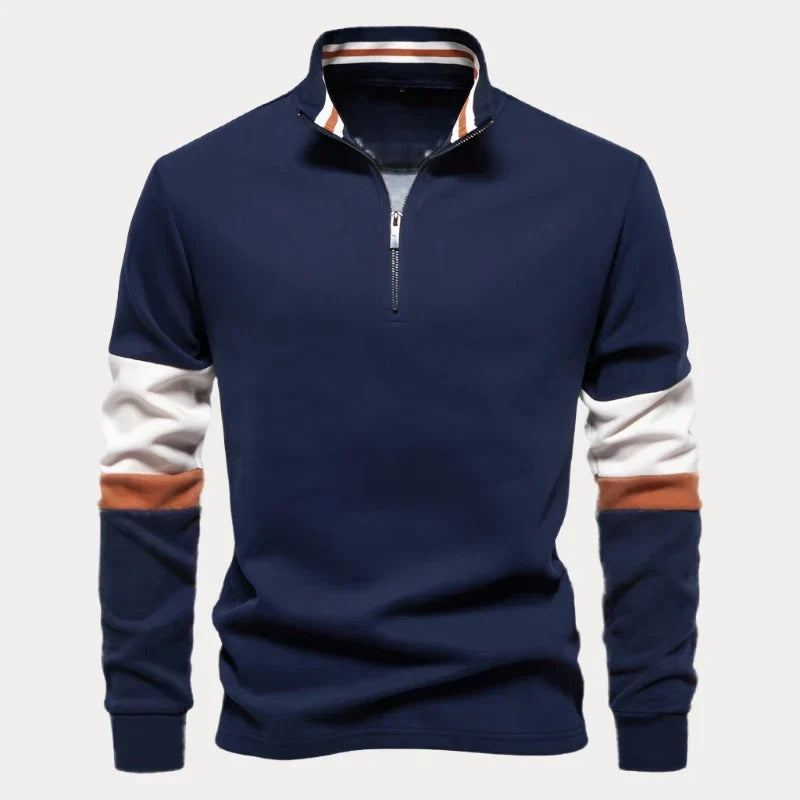 Elegant men's autumn sweater offering warmth and comfort for cooler days, perfect for casual and formal wear.