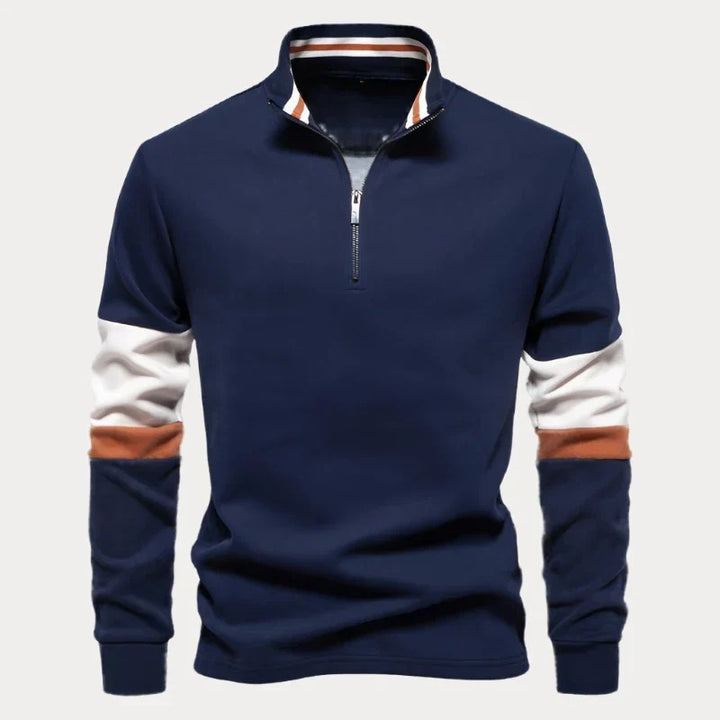 Elegant men's autumn sweater offering warmth and comfort for cooler days, perfect for casual and formal wear.