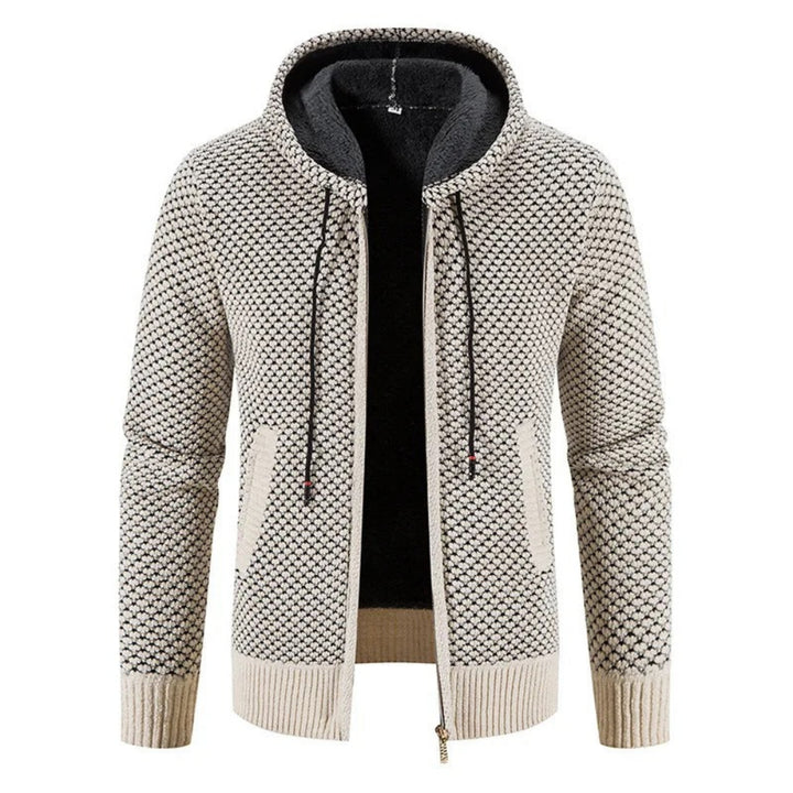 Luxe Elegant Hooded Autumn Cardigan – Soft, Stylish, And Perfect For Layering On Chilly Days.