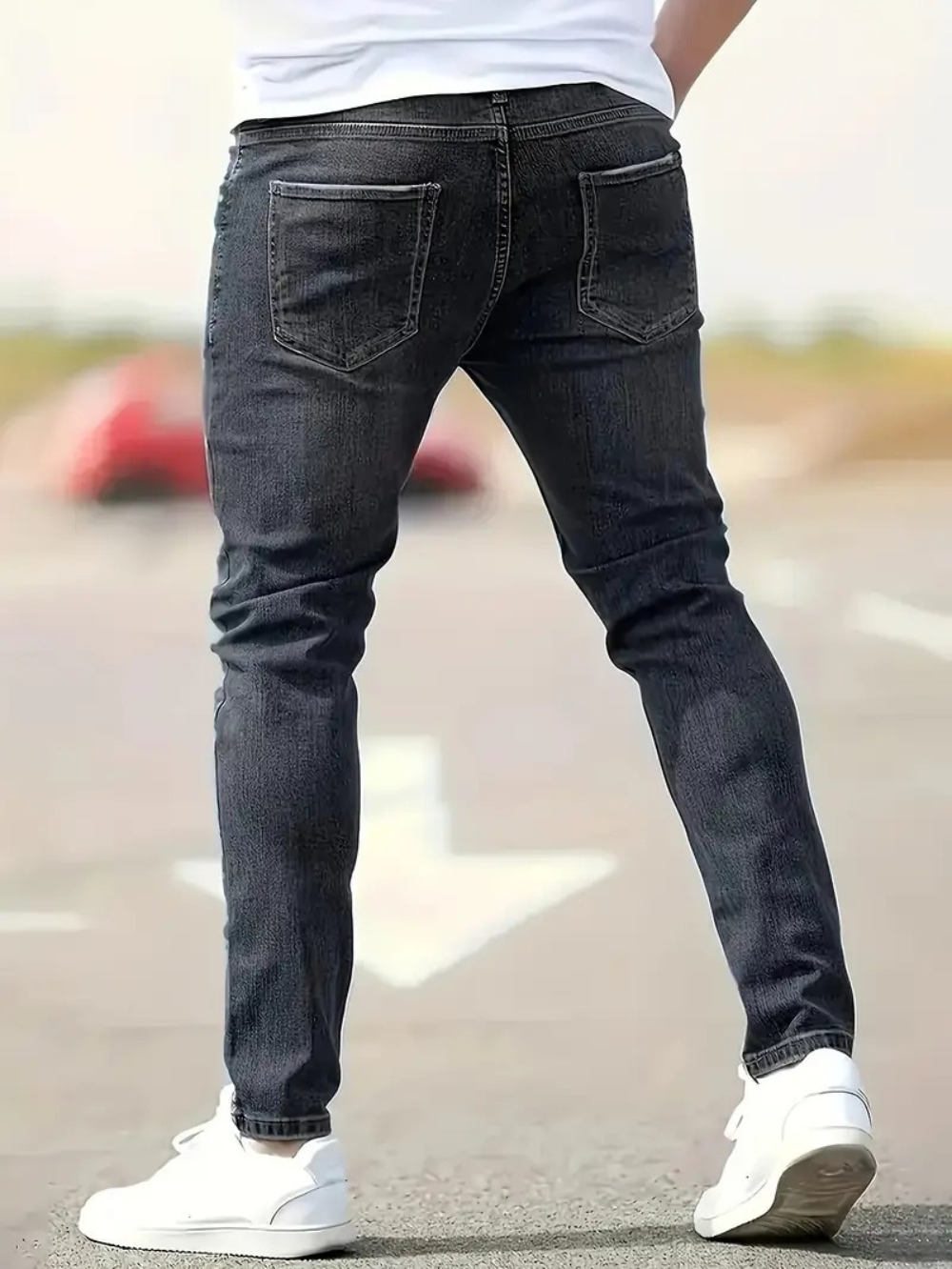 Men's classic ripped denim jeans - Deaglan
