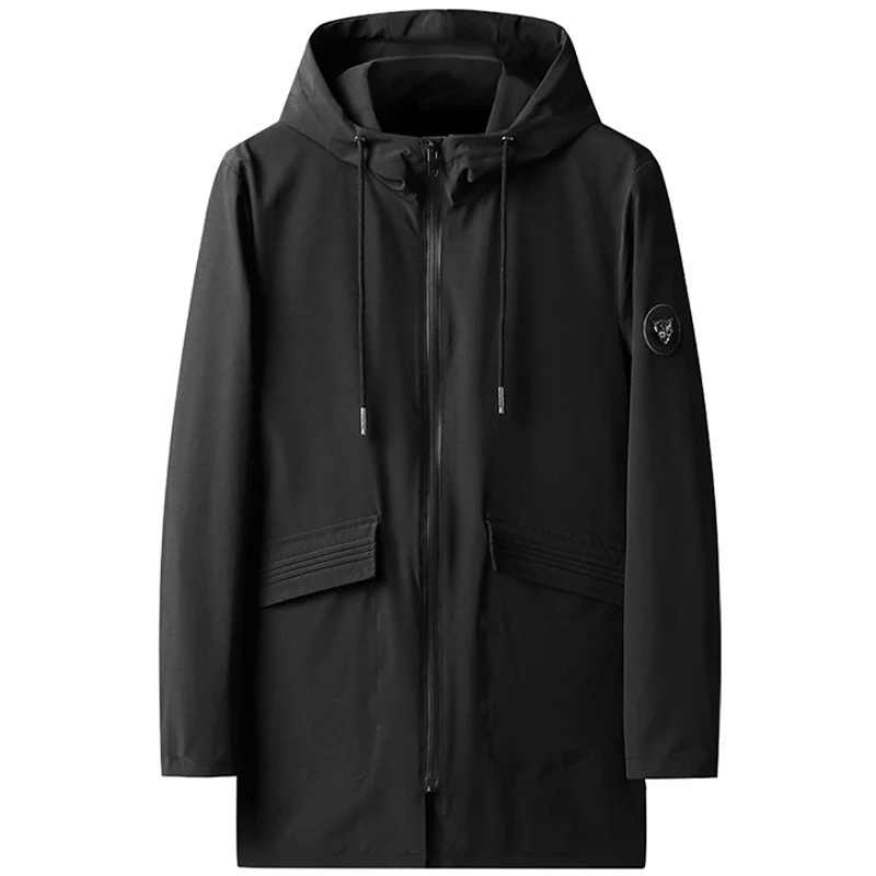 Men's classic warm waterproof jacket with insulated interior and breathable fabric, ideal for Autumn weather.








