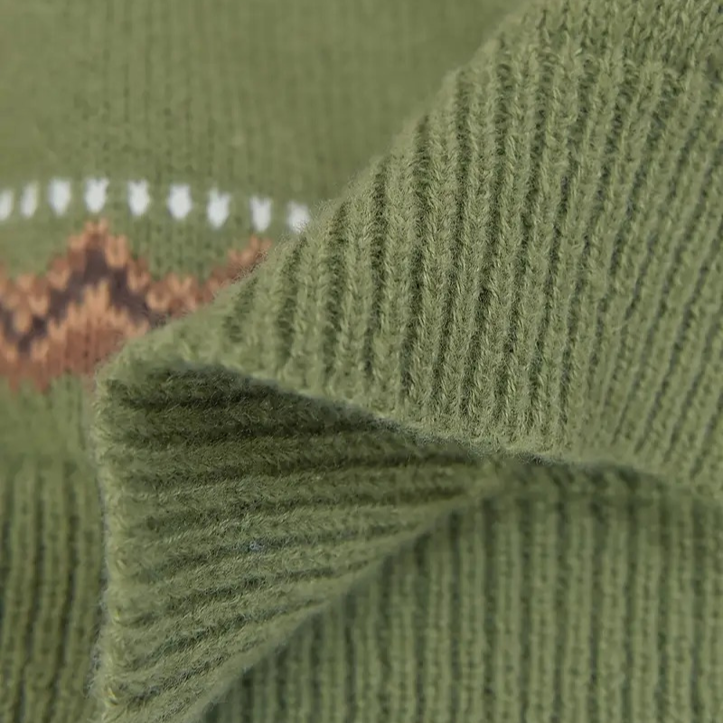 Men's cozy vintage sweater with soft breathable knit and relaxed fit, 

