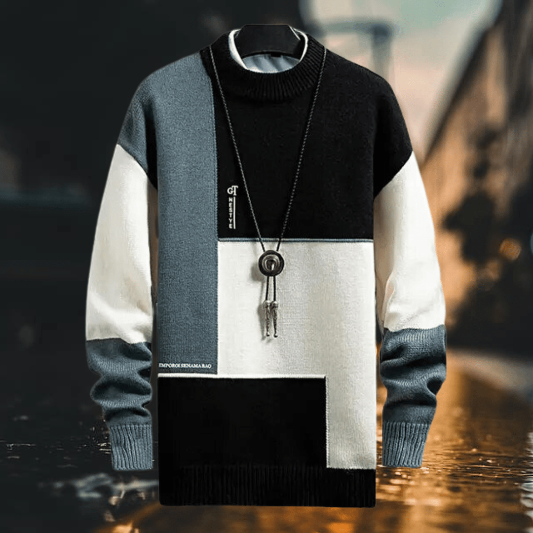 Men's stylish autumn sweater with breathable fabric, modern fit, and versatile design for cool days.








