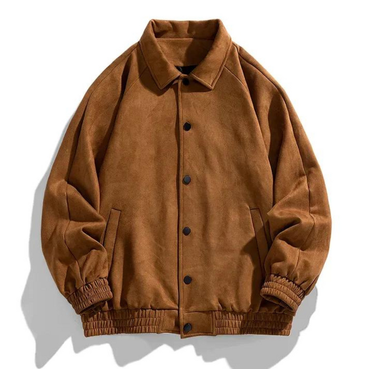 Men's vintage jacket with a timeless design, perfect for staying warm and stylish during autumn days.







