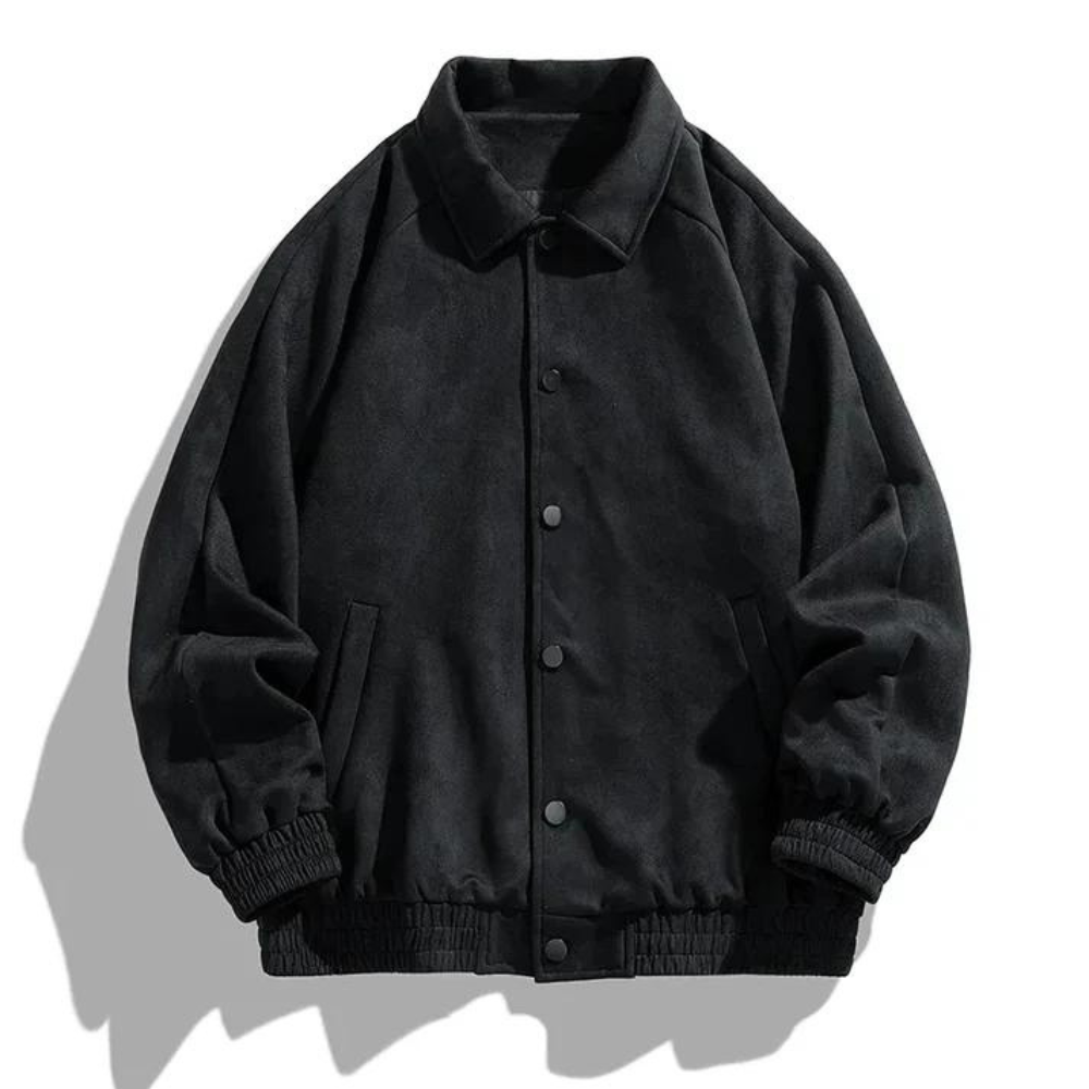 Men's vintage jacket with a timeless design, perfect for staying warm and stylish during autumn days.







