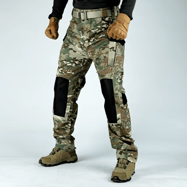 Premium tactical summer cargo pants for men with breathable fabric, multiple pockets, and a durable design for outdoor and everyday wear.







