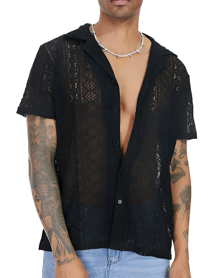 Elegant & breathable men's summer shirt - Drax