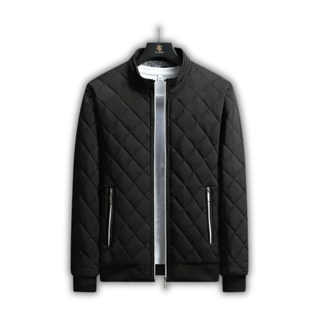 Warm quilted men's jacket with lightweight insulation and classic fit, ideal for Autumn days.








