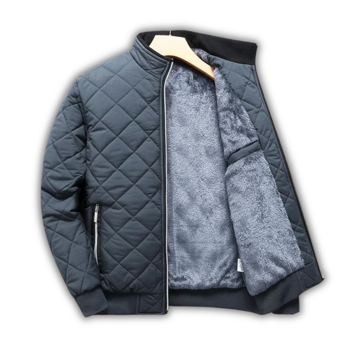 Warm quilted men's jacket with lightweight insulation and classic fit, ideal for Autumn days.









