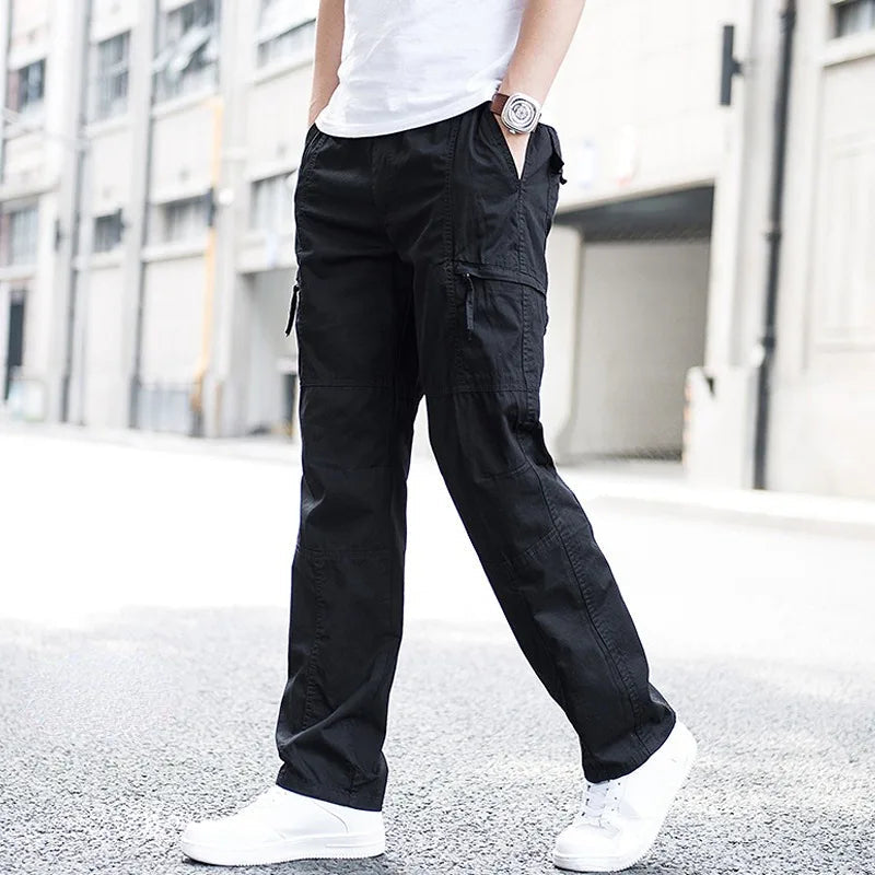 Men’s Stylish Relaxed Cargo Pants | Breathable