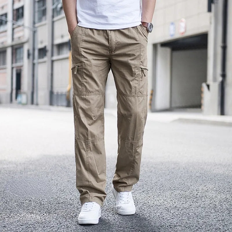Men’s Stylish Relaxed Cargo Pants | Breathable