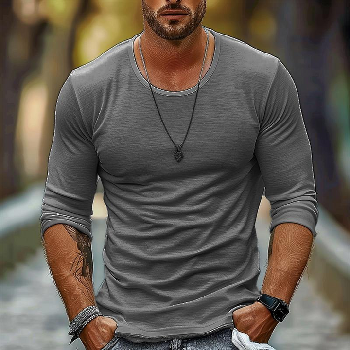 Breathable long sleeves shirt for men perfect for summer, made with lightweight fabric for cool and casual everyday comfort.