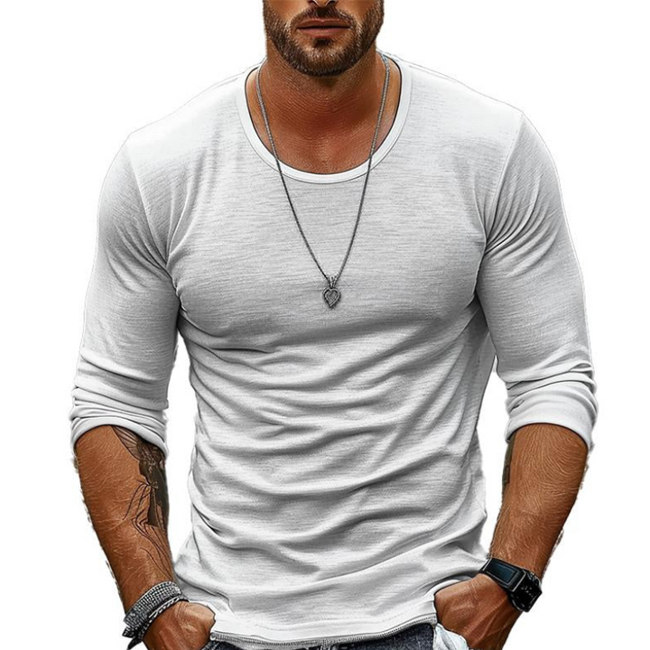 Breathable long sleeves shirt for men perfect for summer, made with lightweight fabric for cool and casual everyday comfort.