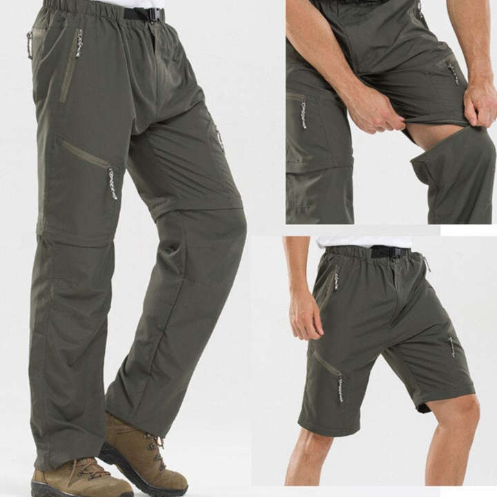 Casual multipocket outdoor pants with a relaxed fit, breathable fabric, and durable material, perfect for summer adventures and outdoor activities.






