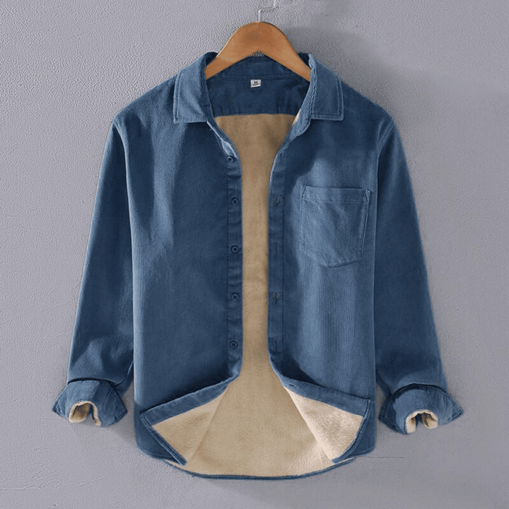 Chic men's long-sleeve summer shirt with a breathable, lightweight design for stylish comfort.







