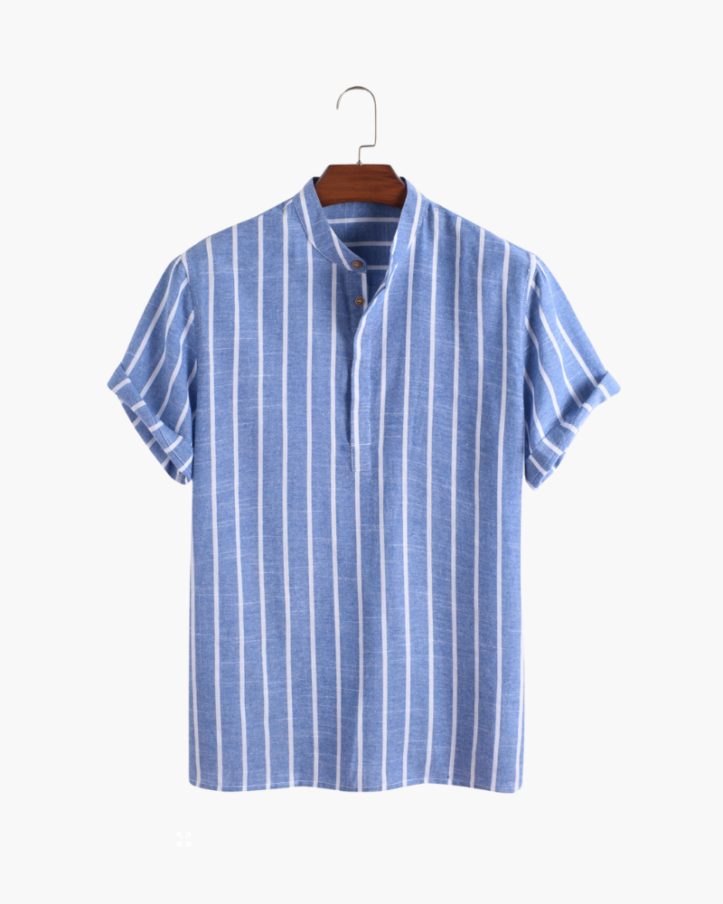 Classic cotton men's summer polo, featuring breathable fabric and timeless design, perfect for warm-weather comfort and style.