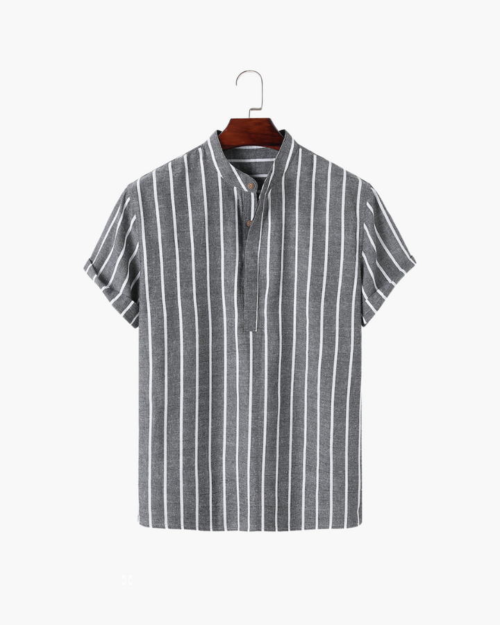 Classic cotton men's summer polo, featuring breathable fabric and timeless design, perfect for warm-weather comfort and style.