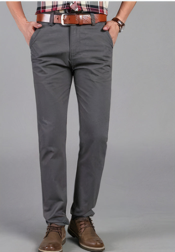  Classic elegant business trousers for a polished professional look, ideal for office wear and summer days.
