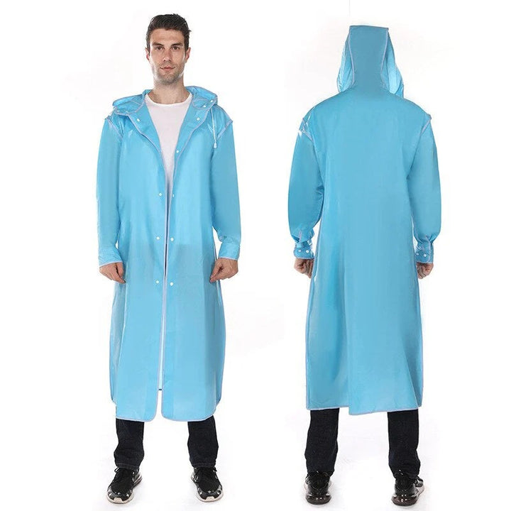  Men's classic raincoat, waterproof and wind-resistant, ideal for autumn days.
