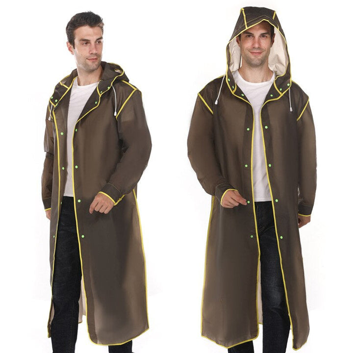  Men's classic raincoat, waterproof and wind-resistant, ideal for autumn days.