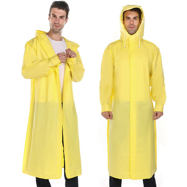  Men's classic raincoat, waterproof and wind-resistant, ideal for autumn days.