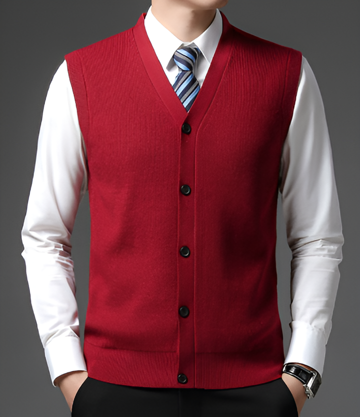 Classic warm vest for autumn, lightweight and breathable, ideal for layering during cool days