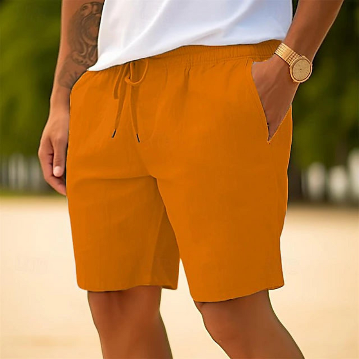 Men's comfortable beach shorts with lightweight and quick-drying fabric, ideal for relaxed summer days by the water.