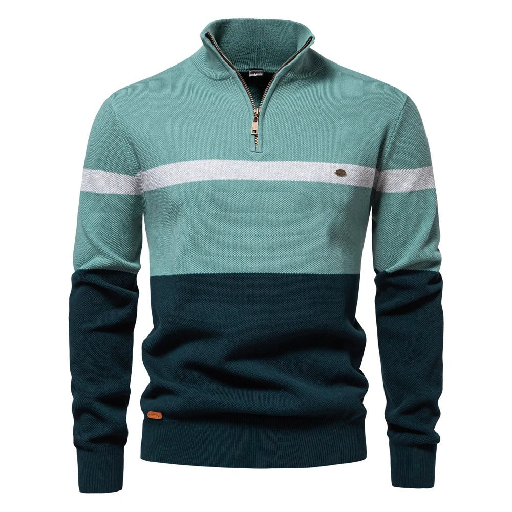 Comfortable men’s cotton autumn sweater with breathable fabric and a stylish, versatile fit.







