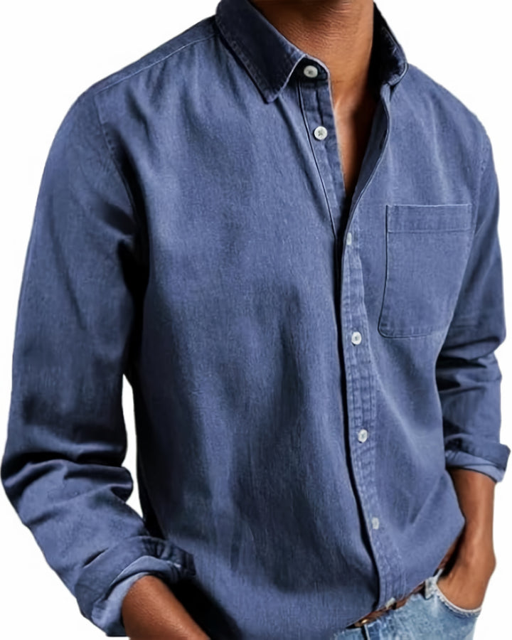 Cool Denim Summer Shirt for Men - Wilkes