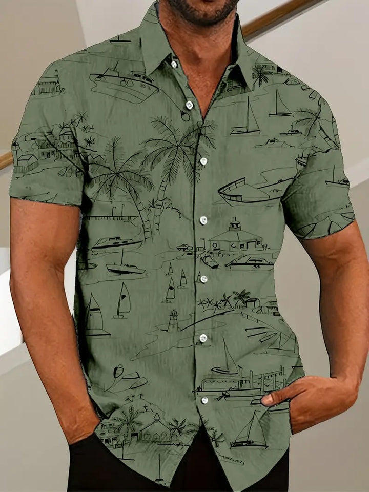 Men's cool Hawaiian summer shirt with breathable fabric, a relaxed fit, and lightweight design for warm weather.







4o

