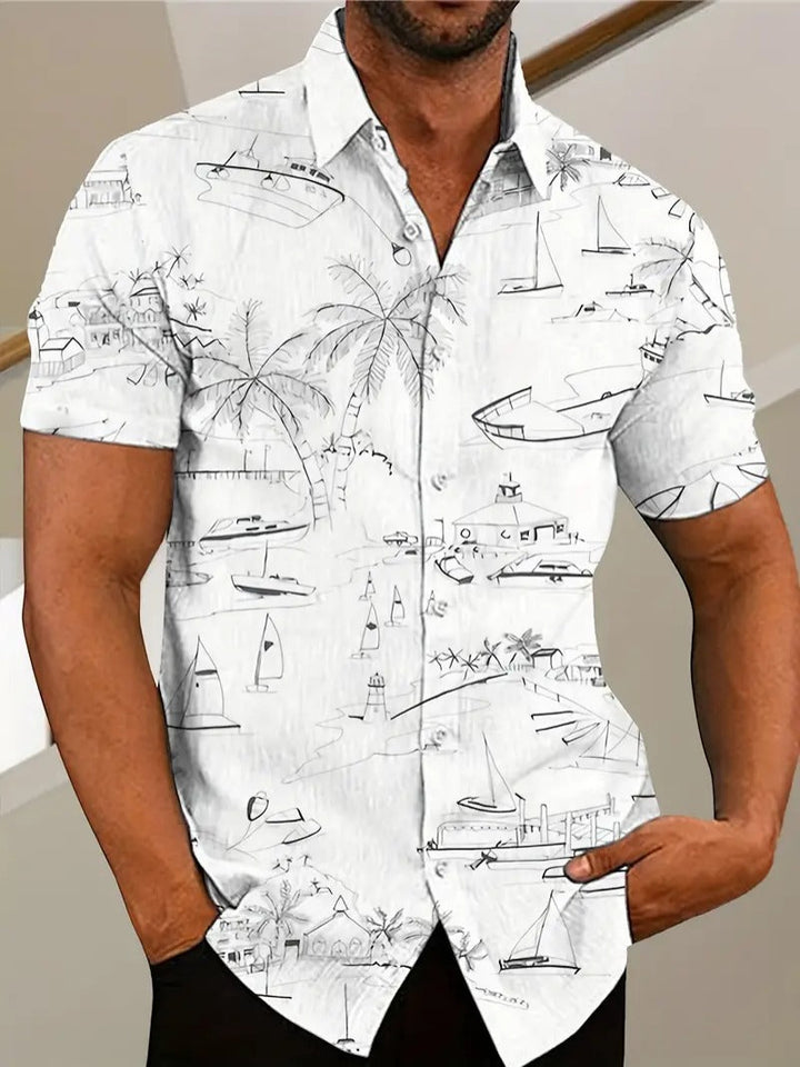 Men's cool Hawaiian summer shirt with breathable fabric, a relaxed fit, and lightweight design for warm weather.







4o

