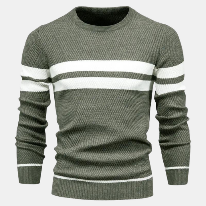 Cozy autumn sweater for men, offering warmth, comfort, and breathable fabric perfect for the cooler season.