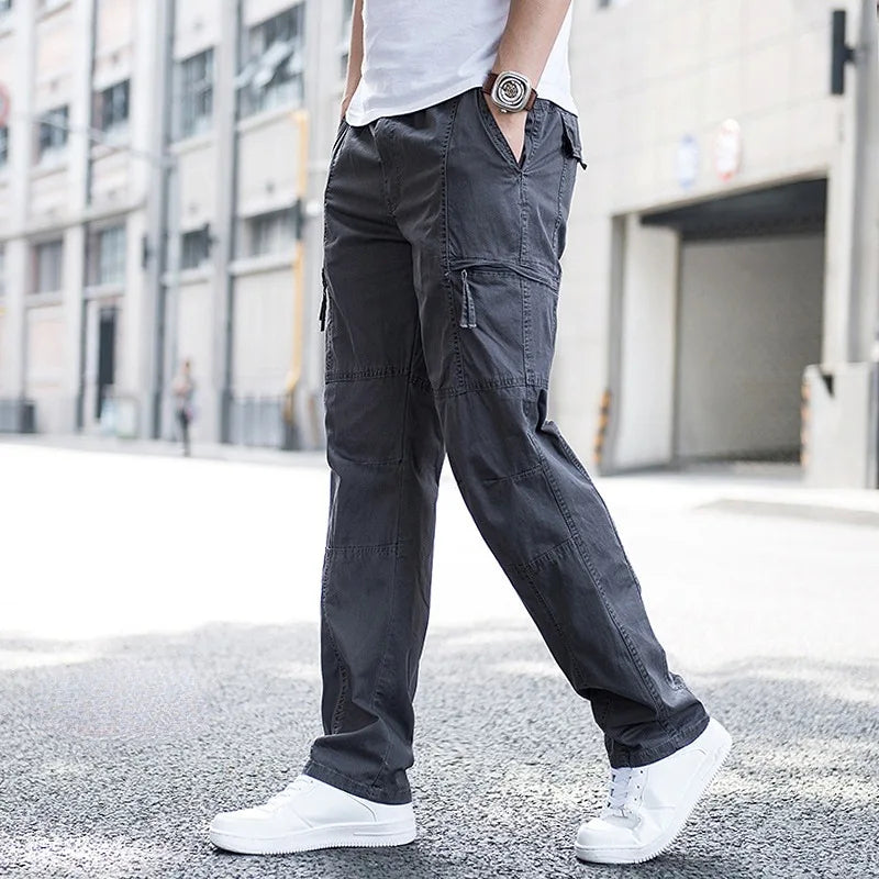 Men’s Stylish Relaxed Cargo Pants | Breathable