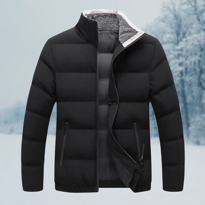 Elegant winter jacket for men with wind-resistant design and tailored fit, ideal for autumn and winter days.








