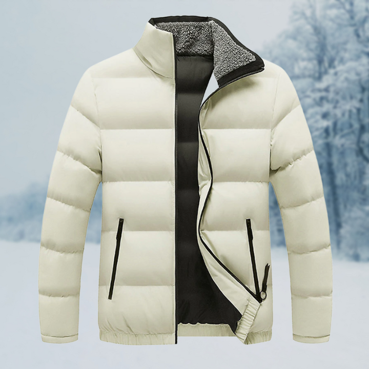 Elegant winter jacket for men with wind-resistant design and tailored fit, ideal for autumn and winter days.








